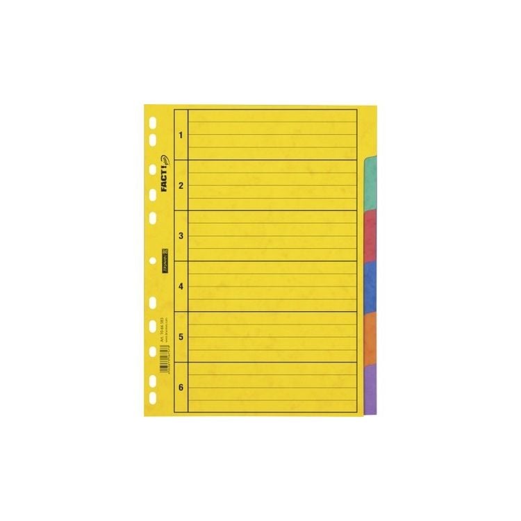 Produktbild: Brunnen Ringbuchregister A4 6tlg Pressspan