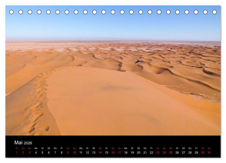 Produktbild: Sahara W&uuml;stentrekking (Tischkalender 2026 DIN A5 quer), CALVENDO Monatskalender