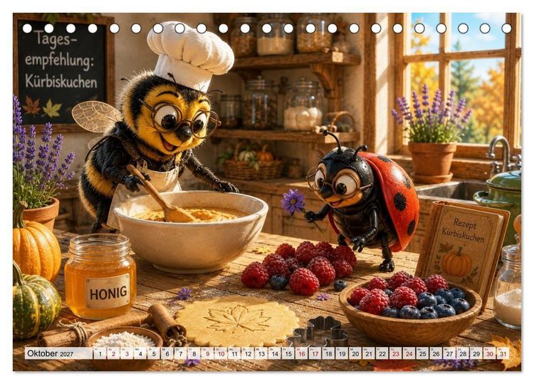 Produktbild: Das Hotel der kleinen Fl&uuml;gel (Tischkalender 2027 DIN A5 quer), CALVENDO Monatskalender