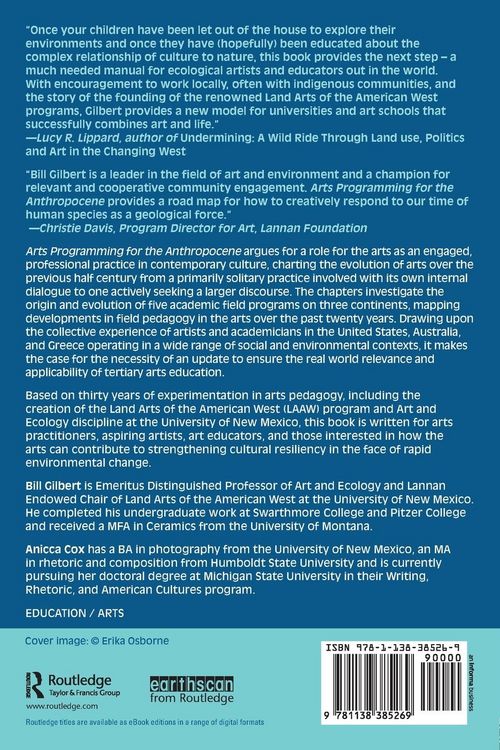 Produktbild: Arts Programming for the Anthropocene
