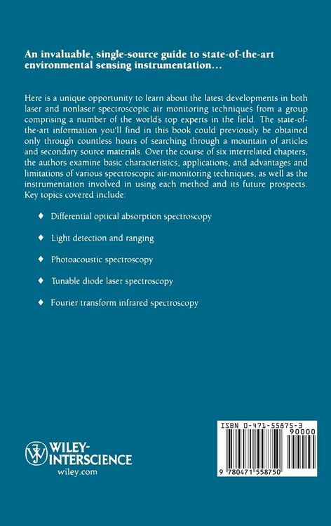 Produktbild: Air Monitoring by Spectroscopic Techniques