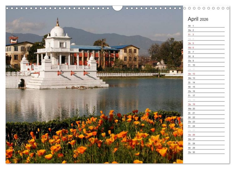 Produktbild: Nepal (Wandkalender 2026 DIN A3 quer), CALVENDO Monatskalender