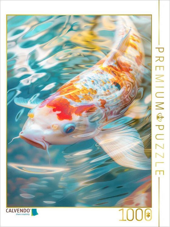 Produktbild: CALVENDO Puzzle Koi | 1000 Teile Lege-Gr&ouml;&szlig;e 64x48cm Foto-Puzzle f&uuml;r gl&uuml;ckliche Stunden