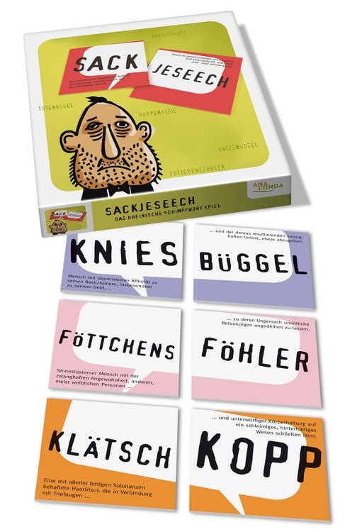 Produktbild: Sackjeseech - Das Rheinische Schimpfwortspiel