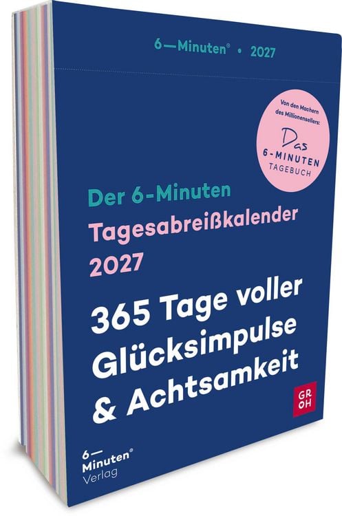 Produktbild: Tagesabrei&szlig;kalender 2027: 6-Minuten