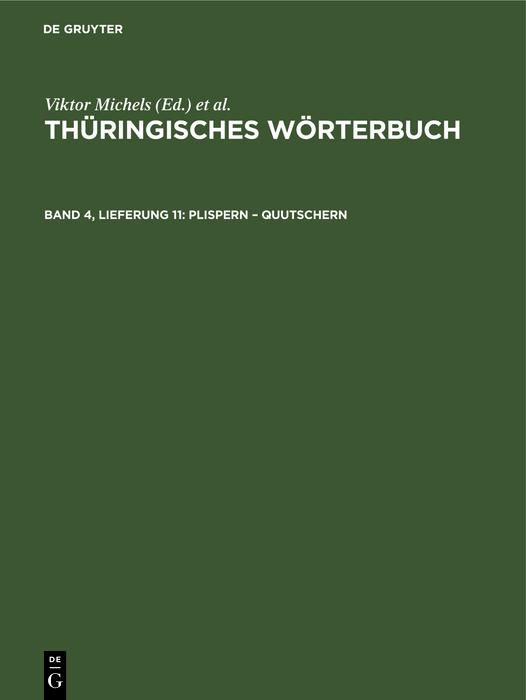 Produktbild: Plispern - quutschern