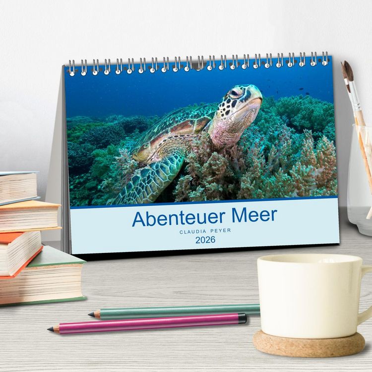 Produktbild: Abenteuer Unterwasser (Tischkalender 2026 DIN A5 quer), CALVENDO Monatskalender