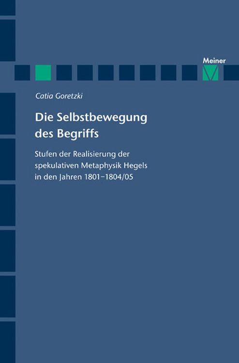 Produktbild: Die Selbstbewegung des Begriffs