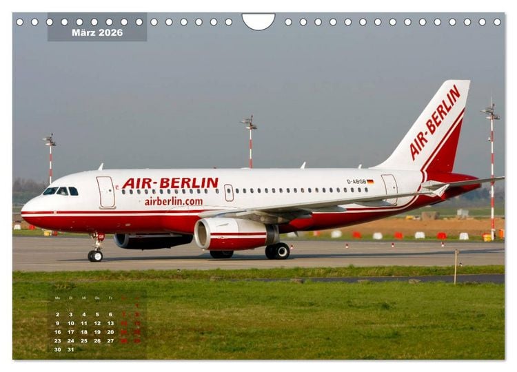 Produktbild: In Memoriam Air Berlin (Wandkalender 2026 DIN A4 quer), CALVENDO Monatskalender