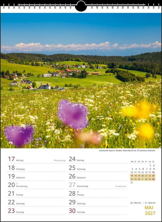 Produktbild: Zwei-Wochenplaner Schwarzwald 2027