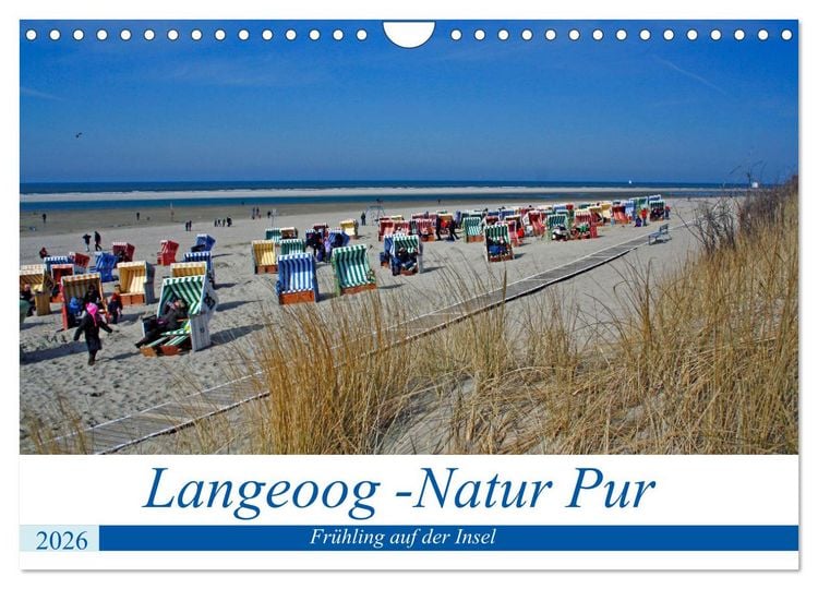 Produktbild: Langeoog - Natur Pur (Wandkalender 2026 DIN A4 quer), CALVENDO Monatskalender