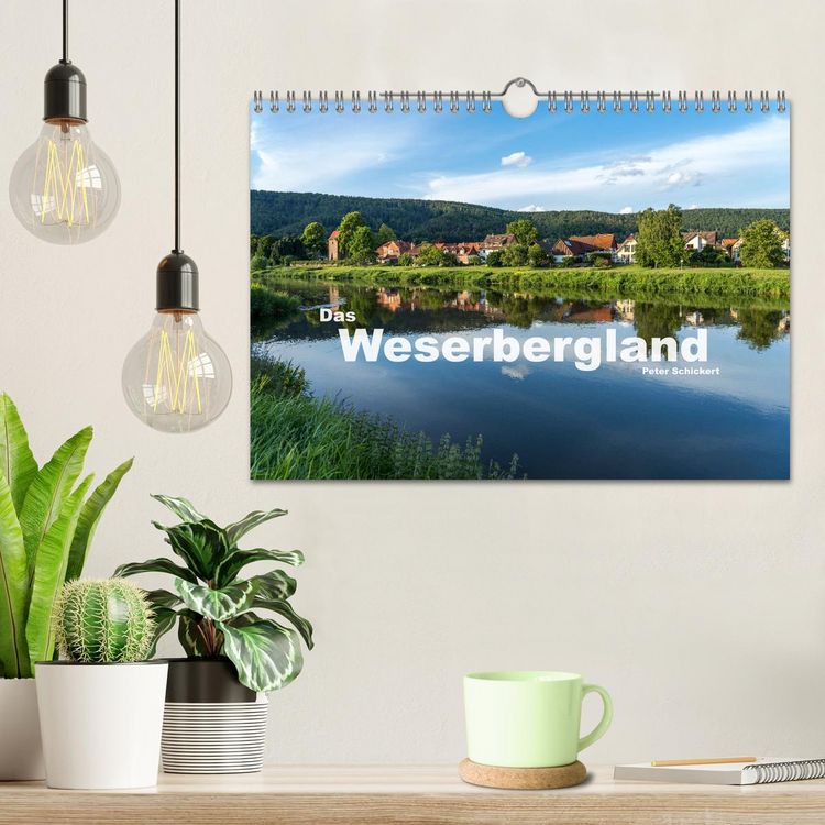 Produktbild: Das Weserbergland (Wandkalender 2026 DIN A4 quer), CALVENDO Monatskalender
