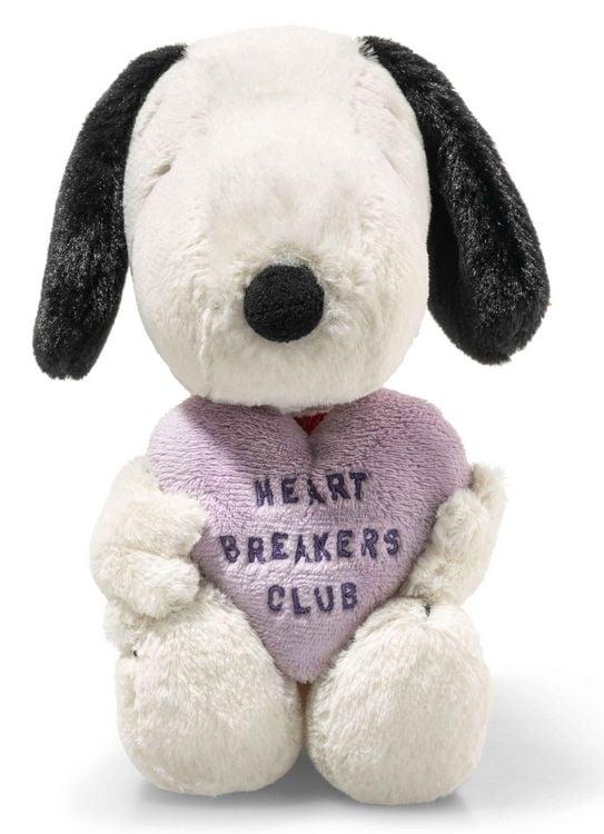 Produktbild: Steiff 024450 - Snoopy Heartbreakers Club, 22 cm, Pl&uuml;sch-Hund aus der Comicserie Peanuts