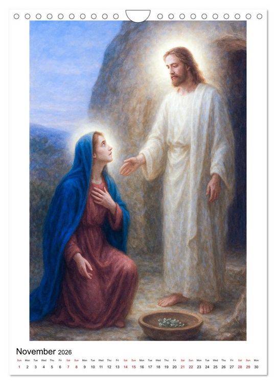 Produktbild: The Way of the Son of Man (Wall Calendar 2026 DIN A4 portrait), CALVENDO 12 Month Wall Calendar
