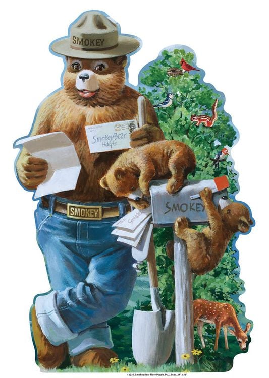 Produktbild: Smokey Bear - 36pc Shaped Floor Puzzle