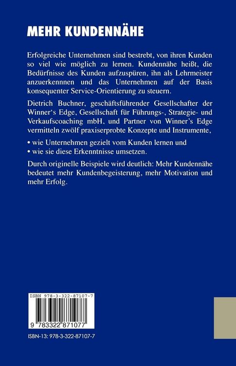 Produktbild: Mehr Kundenn&auml;he