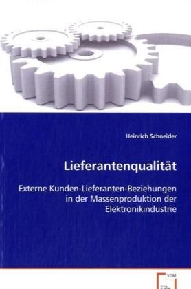 Produktbild: Schneider Heinrich: Lieferantenqualit&auml;t