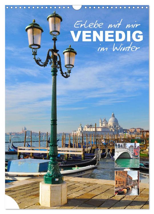 Produktbild: Erlebe mit mir Venedig im Winter (Wandkalender 2026 DIN A3 hoch), CALVENDO Monatskalender