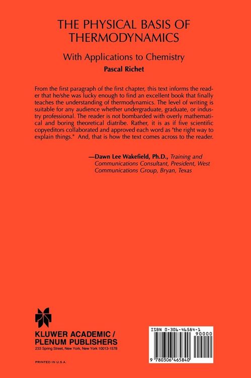 Produktbild: The Physical Basis of Thermodynamics