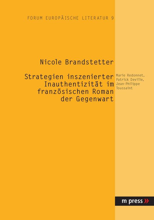 Produktbild: Strategien inszenierter Inauthentizitaet im franzoesischen Roman der Gegenwart