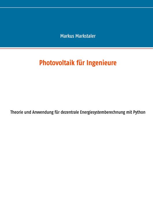 Produktbild: Photovoltaik f&uuml;r Ingenieure