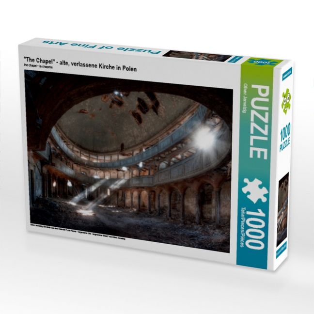 Produktbild: CALVENDO Puzzle "The Chapel" - alte, verlassene Kirche in Polen | 1000 Teile Lege-Gr&ouml;&szlig;e 64x48cm Foto-Puzzle f&uuml;r gl&uuml;ckliche Stunden
