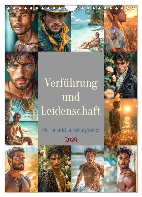 Produktbild: Verf&uuml;hrung und Leidenschaft (Wandkalender 2026 DIN A4 hoch), CALVENDO Monatskalender