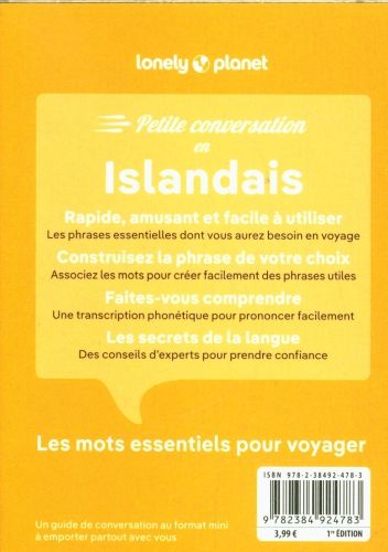 Produktbild: Islandais : les mots essentiels pour voyager