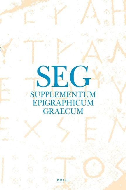 Produktbild: Supplementum Epigraphicum Graecum, Volume LXVII (2017)