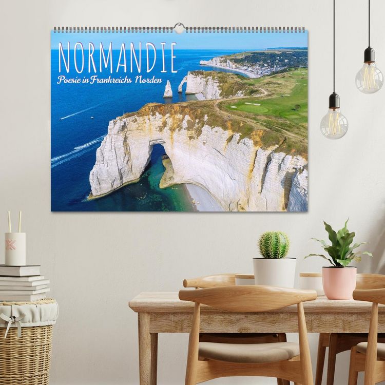 Produktbild: Normandie. Poesie in Frankreichs Norden (Wandkalender 2026 DIN A2 quer), CALVENDO Monatskalender