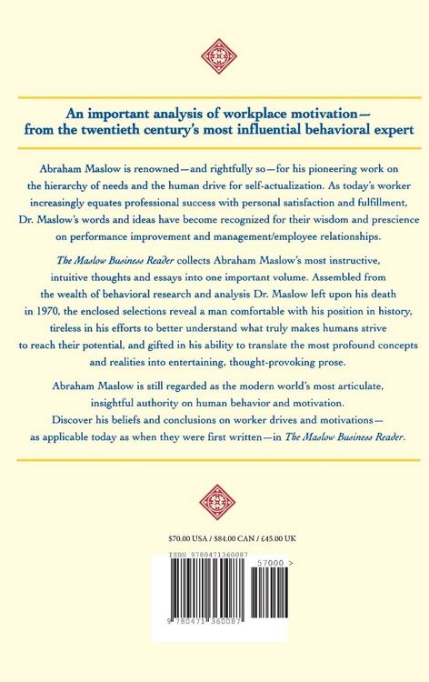 The Maslow Business Reader