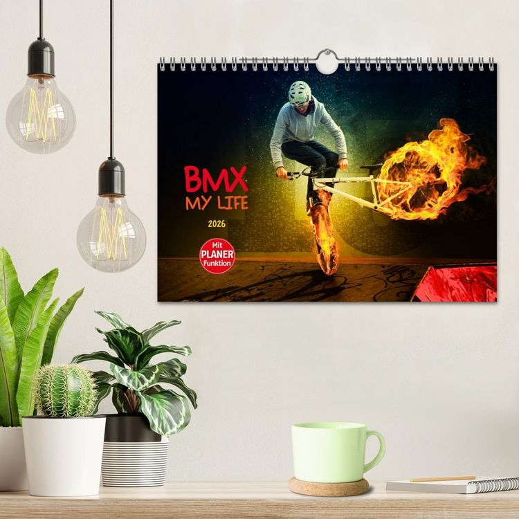 Produktbild: BMX My Life (Wandkalender 2026 DIN A4 quer), CALVENDO Monatskalender