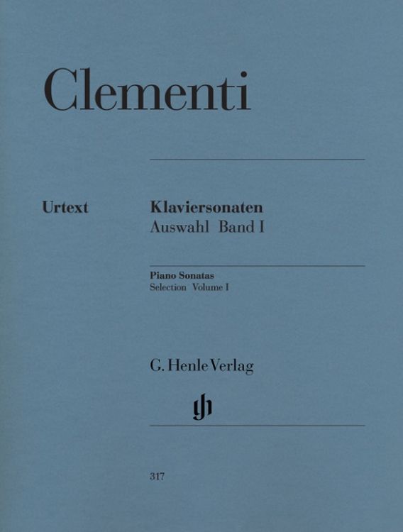Produktbild: Muzio Clementi - Klaviersonaten, Auswahl, Band I (1768-1785)