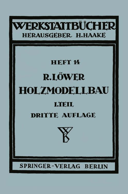 Produktbild: Der Holzmodellbau
