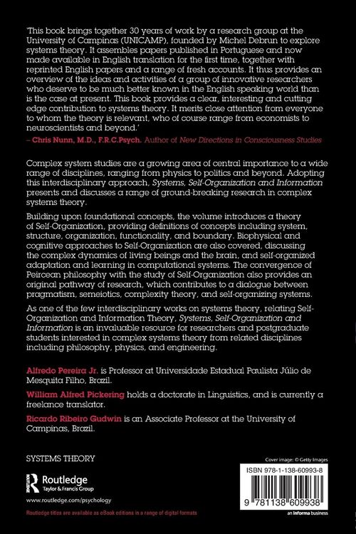 Produktbild: Systems, Self-Organisation and Information