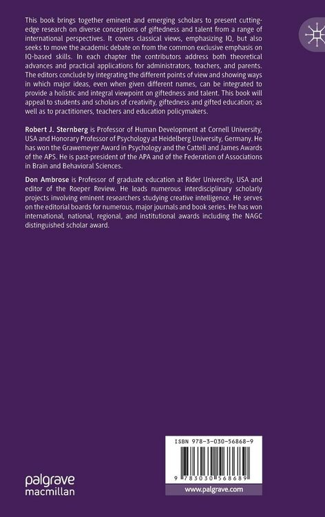 Produktbild: Conceptions of Giftedness and Talent