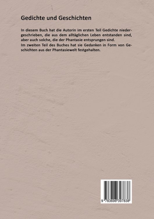 Produktbild: Gedichte und Geschichten
