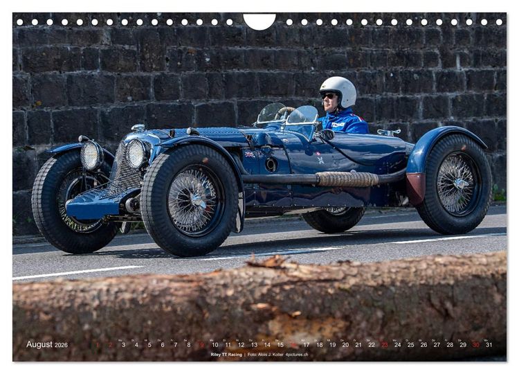 Produktbild: Classic Cars auf Passstrassen 2026 (Wandkalender 2026 DIN A4 quer), CALVENDO Monatskalender