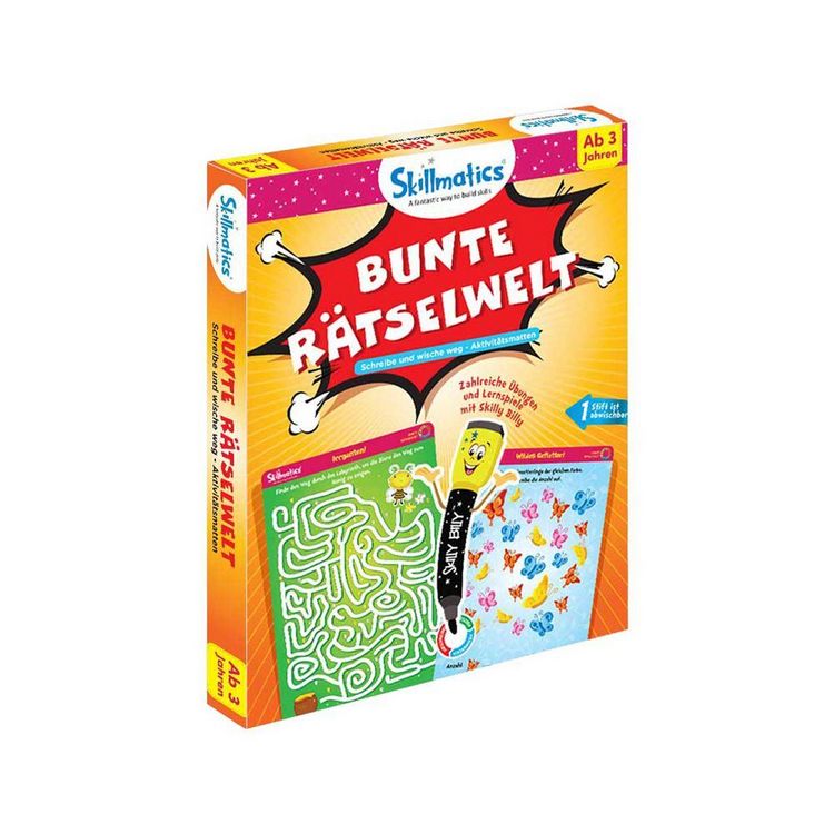 Produktbild: Write and Wipe Kit - Bunte R&auml;tselwelt