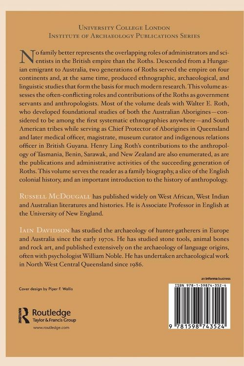 Produktbild: The Roth Family, Anthropology, and Colonial Administration