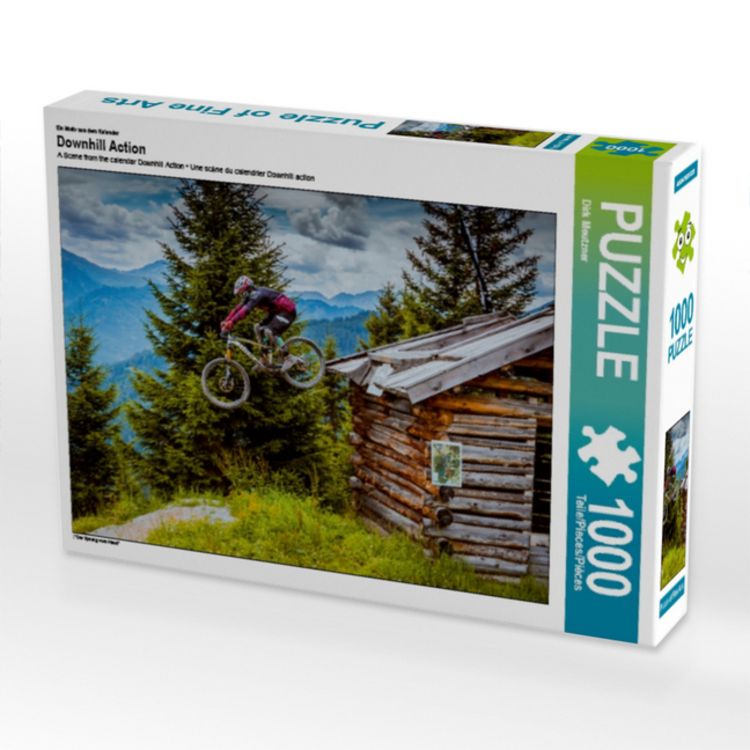 Produktbild: CALVENDO Puzzle Ein Motiv aus dem Kalender Downhill Action | 1000 Teile Lege-Gr&ouml;&szlig;e 64x48cm Foto-Puzzle f&uuml;r gl&uuml;ckliche Stunden