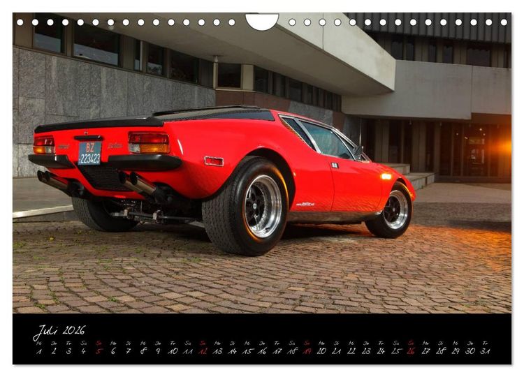 Produktbild: De Tomaso Pantera (Wandkalender 2026 DIN A4 quer), CALVENDO Monatskalender