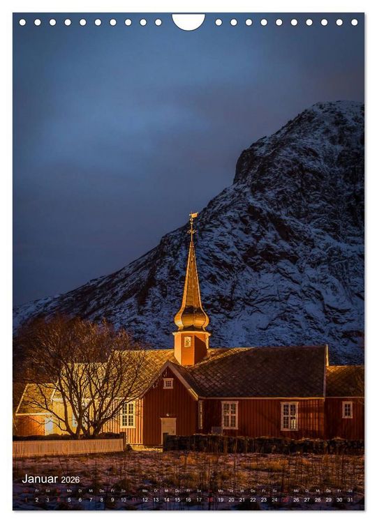 Produktbild: Mystische Lofoten (Wandkalender 2026 DIN A4 hoch), CALVENDO Monatskalender