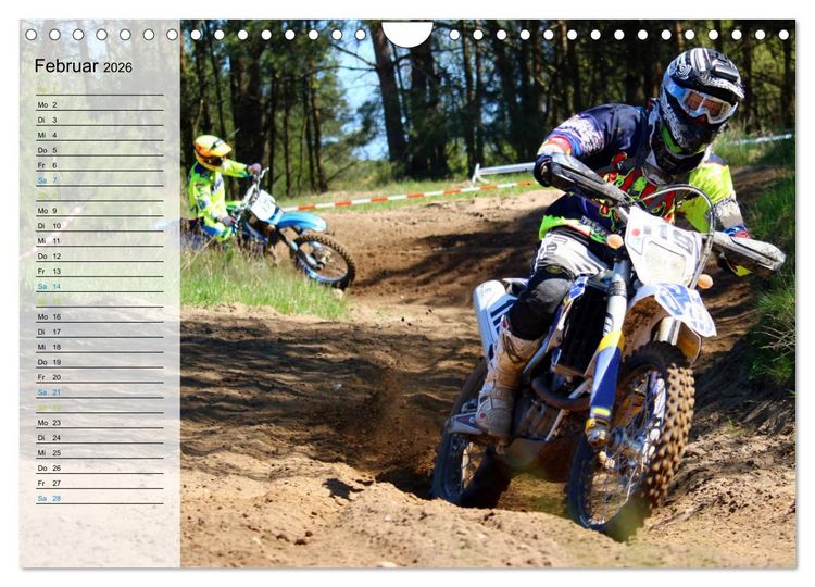 Produktbild: Motocross - tollk&uuml;hne Kerle (Wandkalender 2026 DIN A4 quer), CALVENDO Monatskalender
