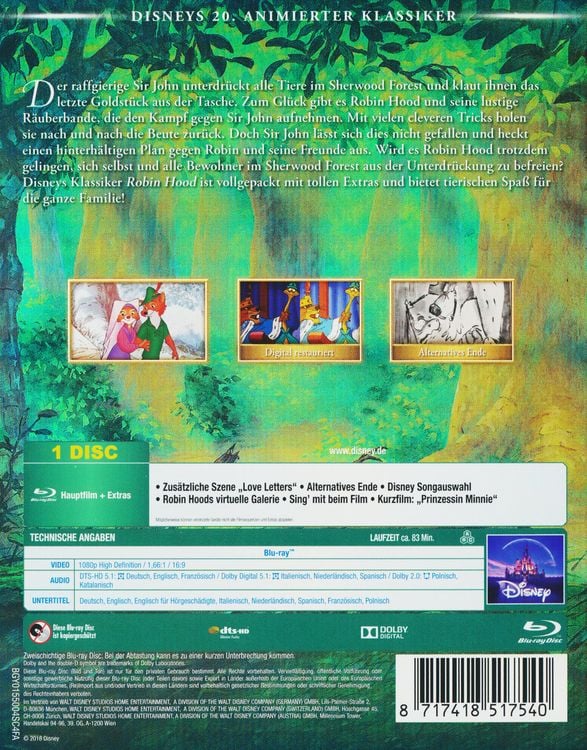 Produktbild: Robin Hood - Disney Classics