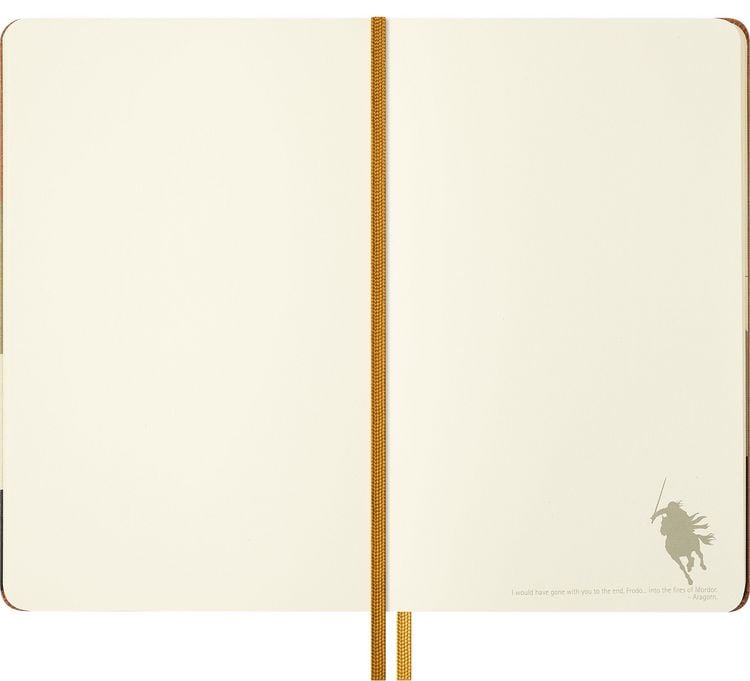 Produktbild: Moleskine Der Herr der Ringe Notizbuch Frodo Sam limitierte Ausgabe, L/A5, blanko, fester Einband