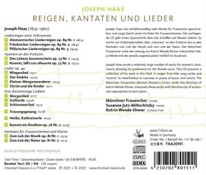 Produktbild: Wende-Ehmer/M&uuml;nchner Frauenchor: Reigen,Kantaten und Lieder