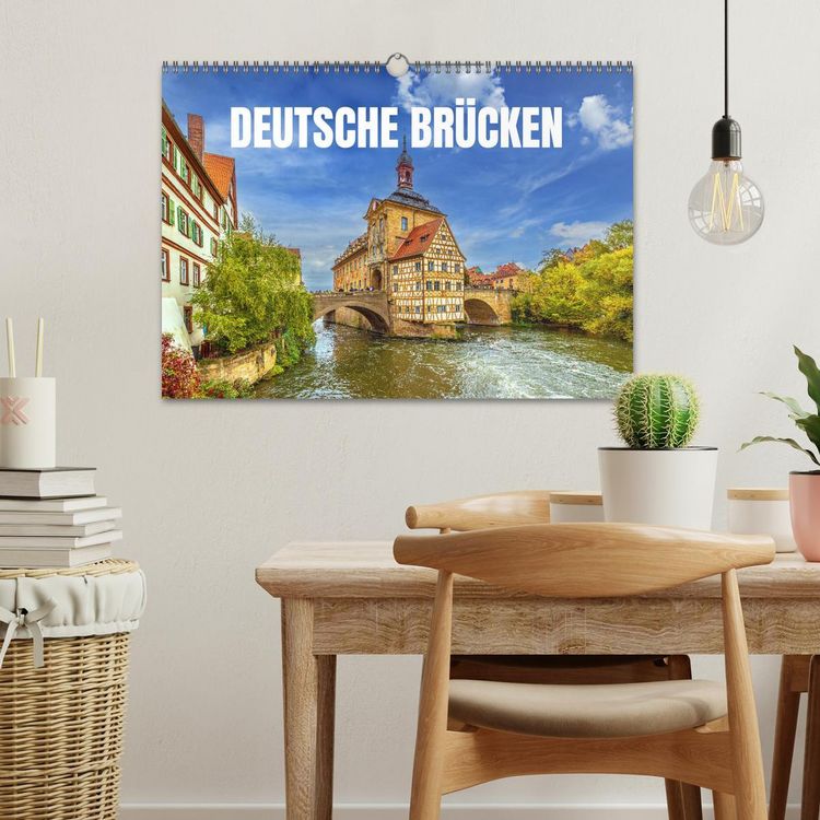 Produktbild: Deutsche Br&uuml;cken (Wandkalender 2026 DIN A3 quer), CALVENDO Monatskalender