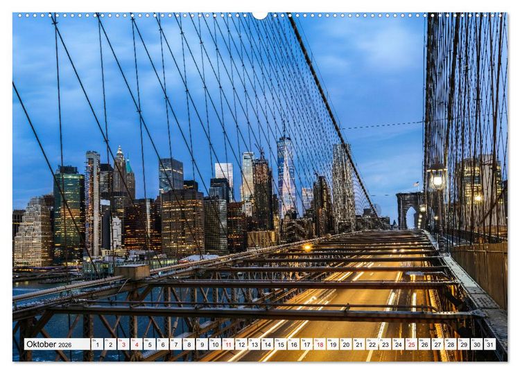 Produktbild: New York City - der besondere Blick auf Big Apple (Wandkalender 2026 DIN A2 quer), CALVENDO Monatskalender