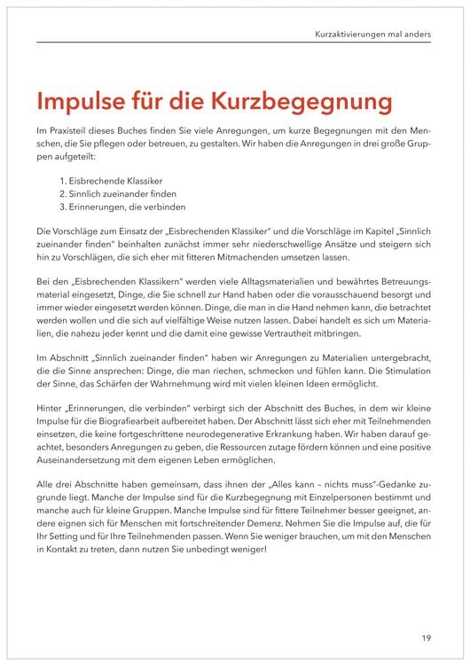 Produktbild: Kurzaktivierungen mal anders. Beliebte und einf&uuml;hlsame 10-Minuten-Aktivierungen f&uuml;r Senioren. Mit Kopiervorlagen und Materialkisten f&uuml;r Aktivierungen.